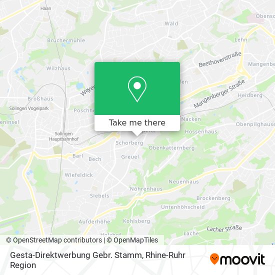 Gesta-Direktwerbung Gebr. Stamm map