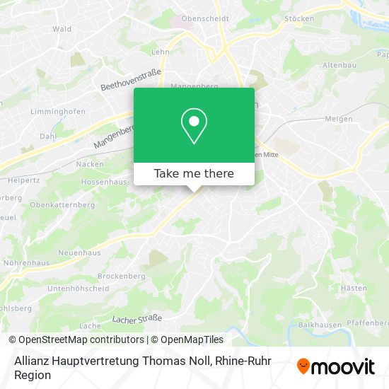 Allianz Hauptvertretung Thomas Noll map