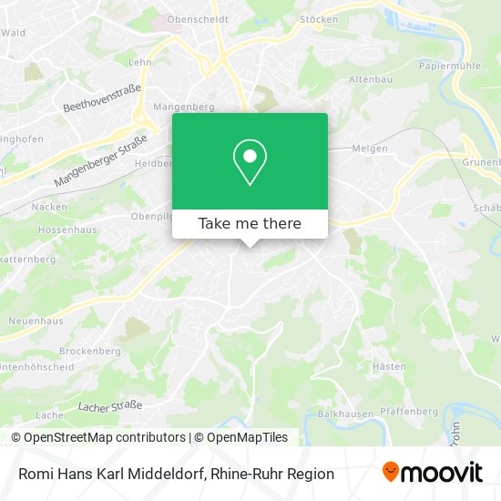 Romi Hans Karl Middeldorf map