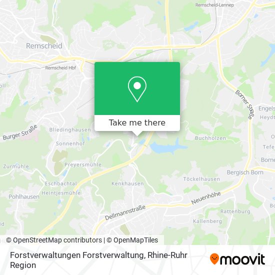 Forstverwaltungen Forstverwaltung map