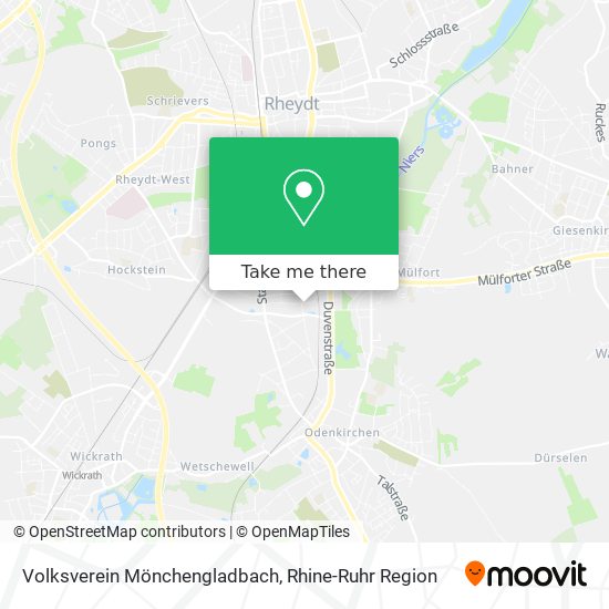Volksverein Mönchengladbach map