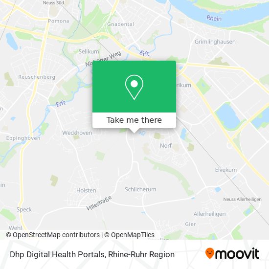 Dhp Digital Health Portals map