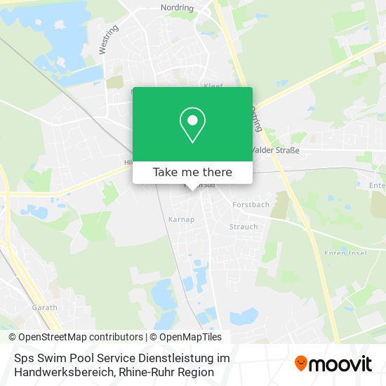 Sps Swim Pool Service Dienstleistung im Handwerksbereich map