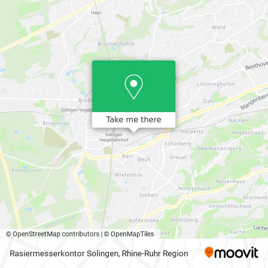 Rasiermesserkontor Solingen map