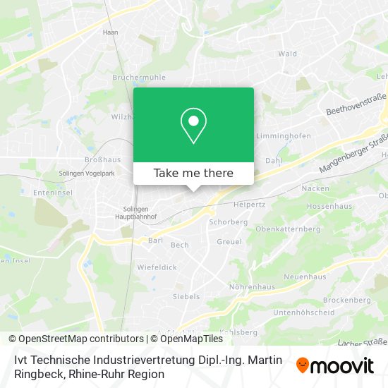 Ivt Technische Industrievertretung Dipl.-Ing. Martin Ringbeck map