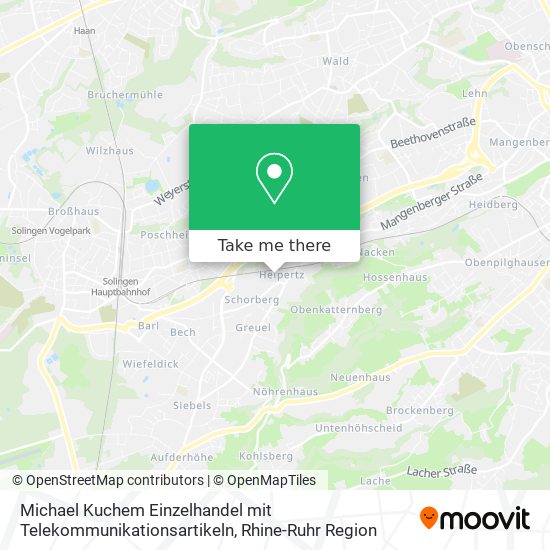 Michael Kuchem Einzelhandel mit Telekommunikationsartikeln map