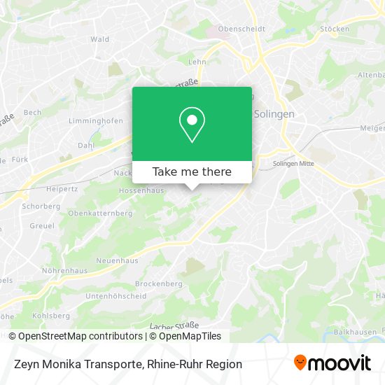 Zeyn Monika Transporte map