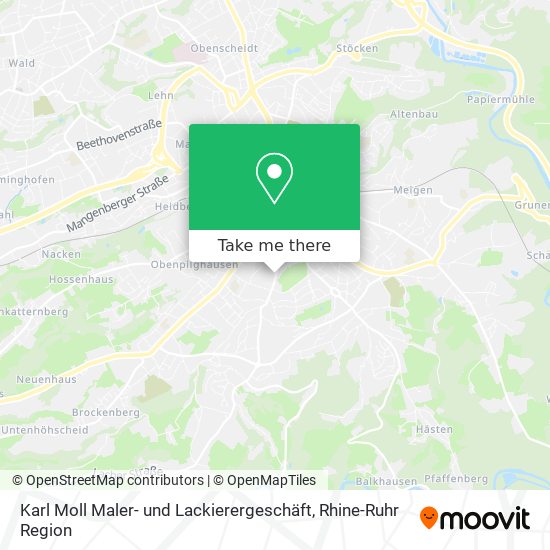 Karl Moll Maler- und Lackierergeschäft map