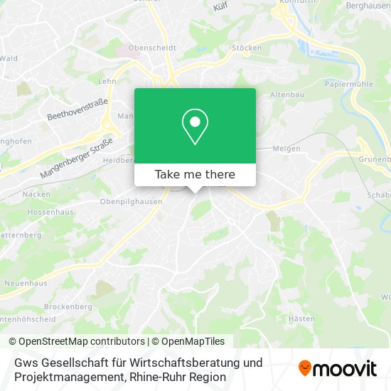 Gws Gesellschaft für Wirtschaftsberatung und Projektmanagement map