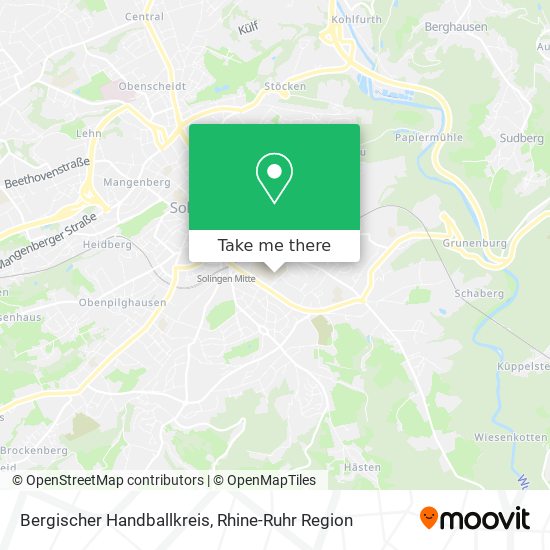 Bergischer Handballkreis map