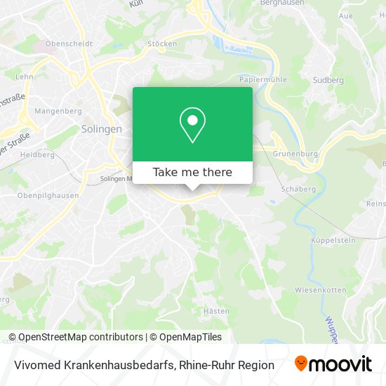 Vivomed Krankenhausbedarfs map