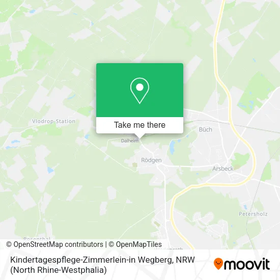 Карта Kindertagespflege-Zimmerlein-in Wegberg