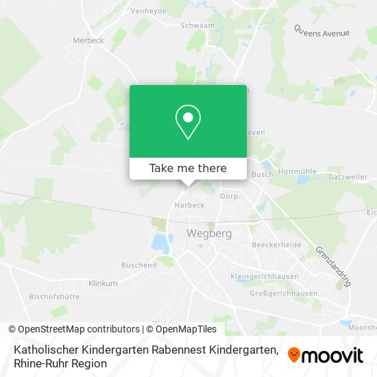 Katholischer Kindergarten Rabennest Kindergarten map