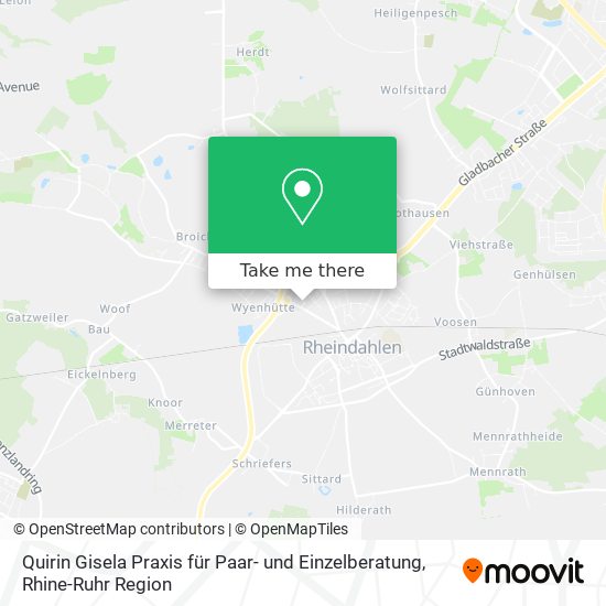 Quirin Gisela Praxis für Paar- und Einzelberatung map