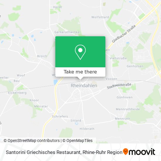 Santorini Griechisches Restaurant map