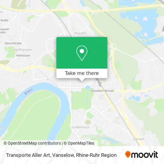 Карта Transporte Aller Art, Vanselow