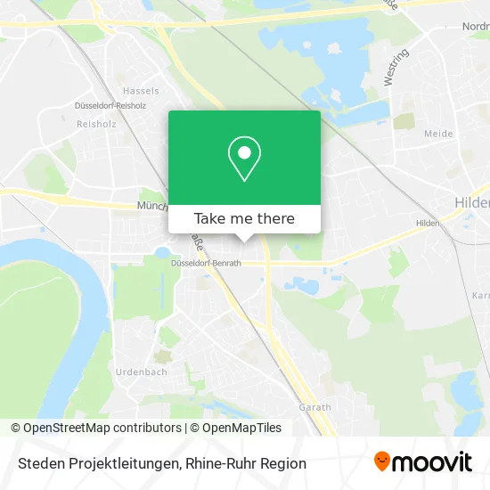 Карта Steden Projektleitungen