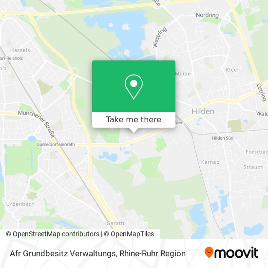 Afr Grundbesitz Verwaltungs map