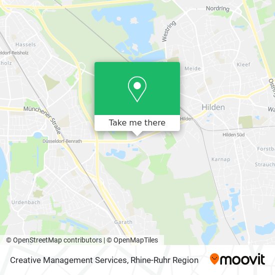 Creative Management Services map