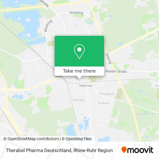 Therabel Pharma Deutschland map