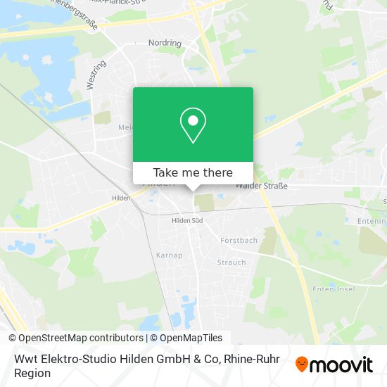 Карта Wwt Elektro-Studio Hilden GmbH & Co