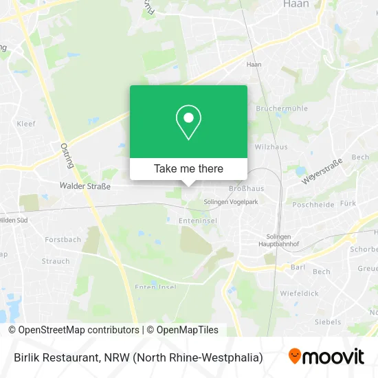 Карта Birlik Restaurant