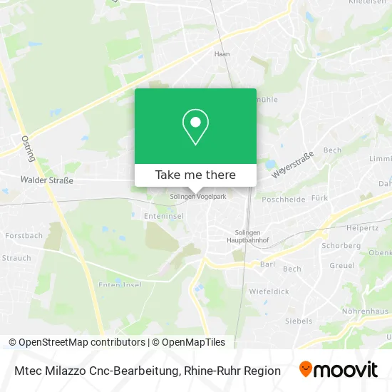 Карта Mtec Milazzo Cnc-Bearbeitung