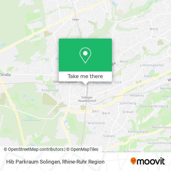 Hib Parkraum Solingen map