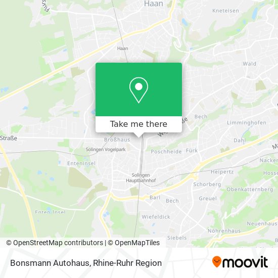 Bonsmann Autohaus map