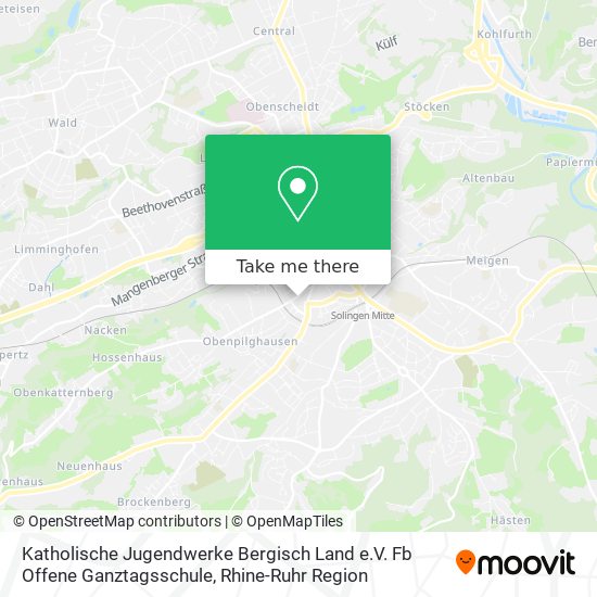 Katholische Jugendwerke Bergisch Land e.V. Fb Offene Ganztagsschule map