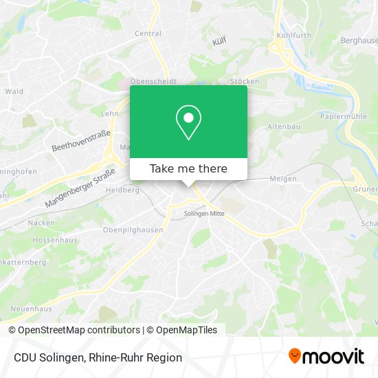 CDU Solingen map