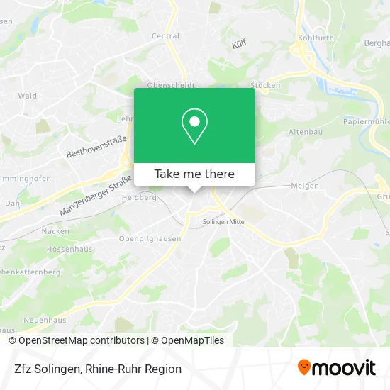Карта Zfz Solingen