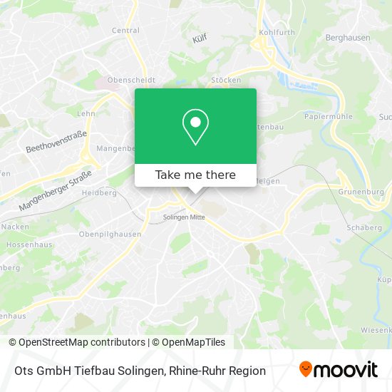 Ots GmbH Tiefbau Solingen map