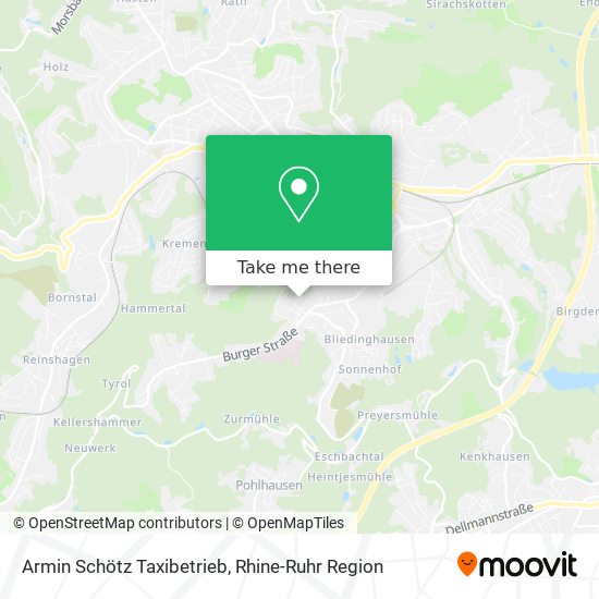Armin Schötz Taxibetrieb map