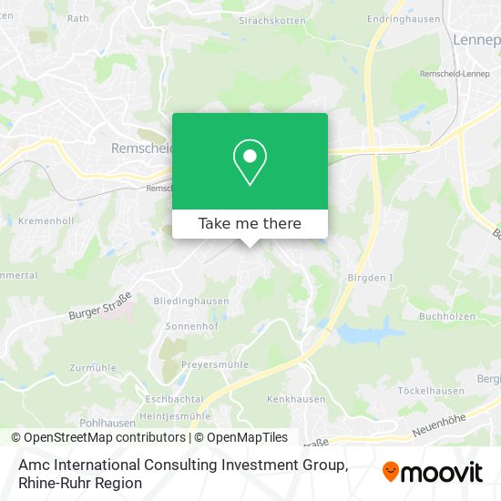 Amc International Consulting Investment Group map