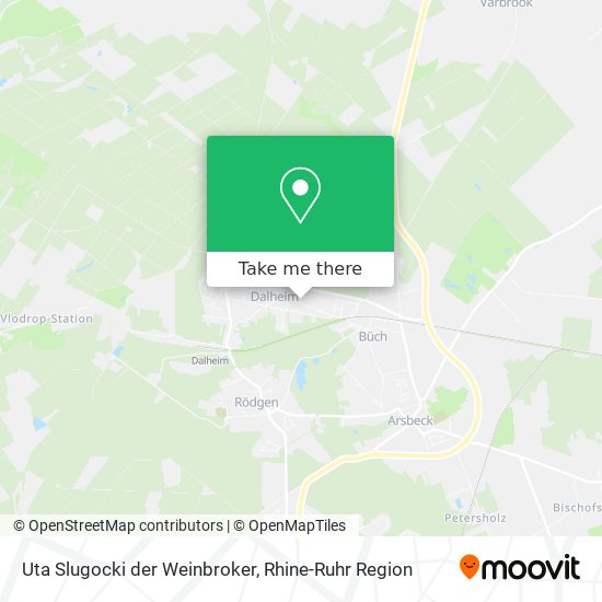 Uta Slugocki der Weinbroker map