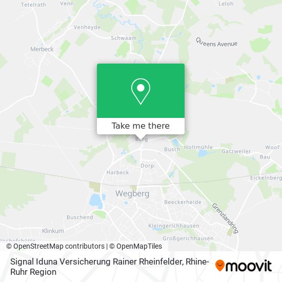 Карта Signal Iduna Versicherung Rainer Rheinfelder