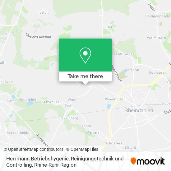 Карта Herrmann Betriebshygenie, Reinigungstechnik und Controlling