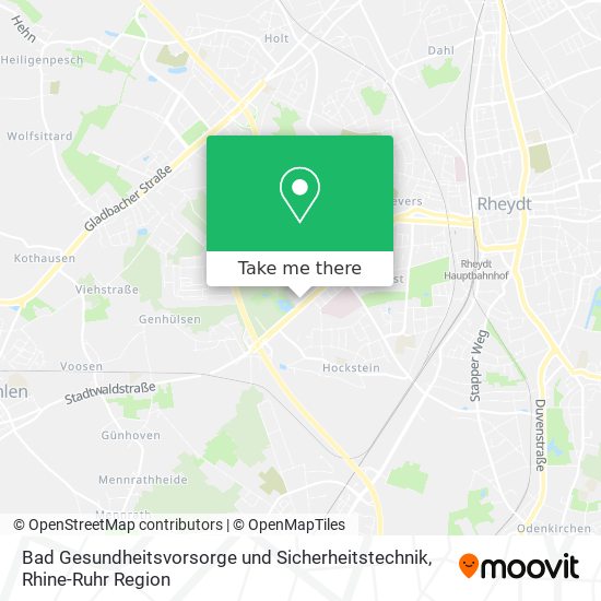 Bad Gesundheitsvorsorge und Sicherheitstechnik map