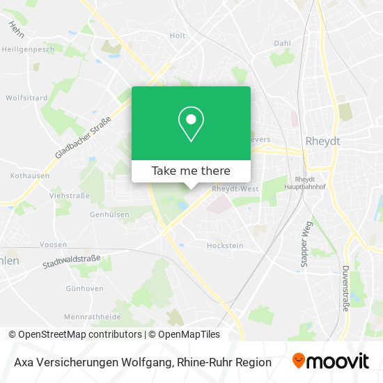 Axa Versicherungen Wolfgang map