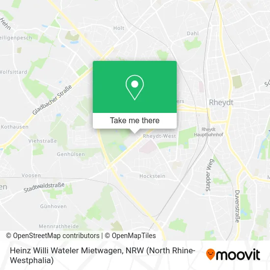 Карта Heinz Willi Wateler Mietwagen