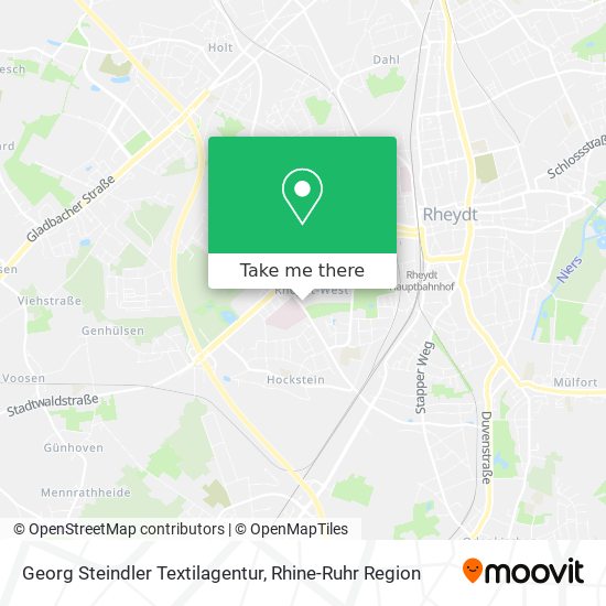 Georg Steindler Textilagentur map