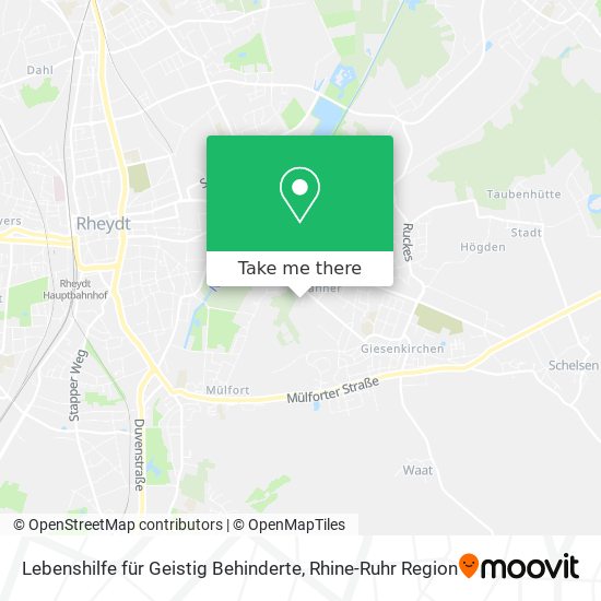 Lebenshilfe für Geistig Behinderte map