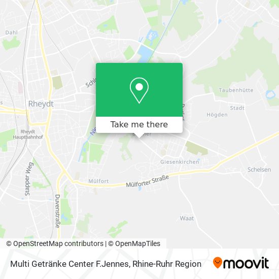 Multi Getränke Center F.Jennes map