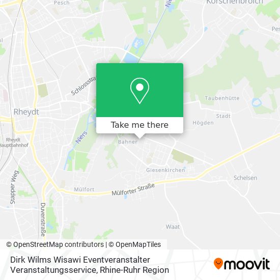 Dirk Wilms Wisawi Eventveranstalter Veranstaltungsservice map