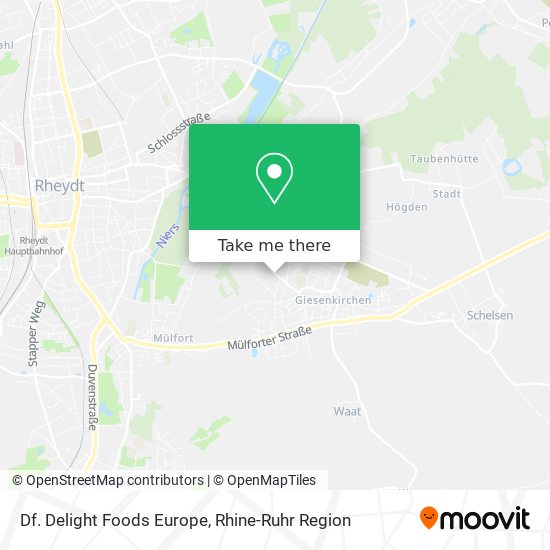 Df. Delight Foods Europe map