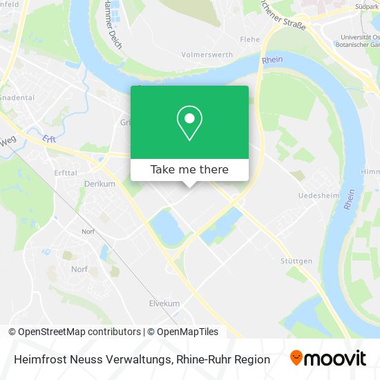 Heimfrost Neuss Verwaltungs map