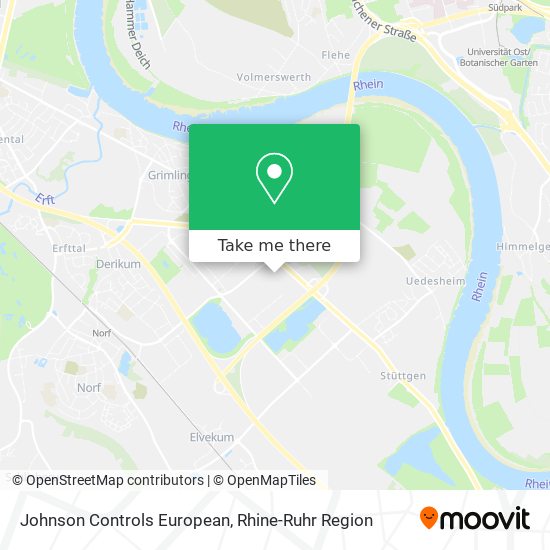 Johnson Controls European map