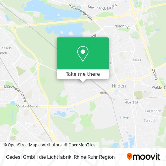 Cedes: GmbH die Lichtfabrik map