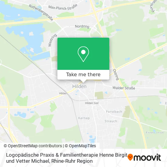 Карта Logopädische Praxis & Familientherapie Henne Birgit und Vetter Michael